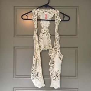 NWOT Free People Ivory Vest
